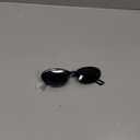 JUDOO Tiny Small 90s Sunglasses for Women Men Retro Oval Tinted Glasses (Leopard)