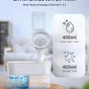 KAUGIC Electric Ear Wax Removal Kit, FSA-HSA-Eligible, Water Powered Ear Irrigation System with Sewage Collection, 4 Clean Modes, Safe & Effective, 3 Ear Tips for Adults