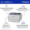 Brother HL-L3295CDW Wireless Compact Digital Color Laser Printer, Duplex, NFC, Mobile & Ethernet | Includes 2 Month Refresh Subscription Trial , Amazon Dash Replenishment Ready