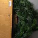 48-Inch Artificial Christmas Wreath Classic Green Northern Evergreen with 360 Tips | Indoor/Outdoor Pine Wreath with 12 Bonus Ornaments for Front Door & Holiday Dcor 