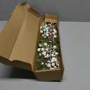 Christmas Floral Picks 6Pack Christmas Berry Picks with Holly Berries Artificial White Berry Stems for Xmas Winter Holiday Home DIY Ornaments (17inch)