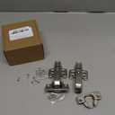 2pcs Degree Soft Close Hinges, Fully Covered Frameless Cabinet Hinge