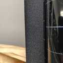 HIDBEA Blackout Window Film,100% Light Blocking Room Darkening Window Privacy Film,Frosted Glass Window Film Heat Control, Removable Window Cover Tint for Day Sleep (Black,17.5in x 6.5ft) (Total Blackout-grid)