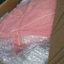 Windyun 4 Pack Kids Sleepover Teepee Tent Set Air Mattresses,Pink White | Girls Slumber Party Tents with Fitted Sheets, Blankets, Star Lights, Trays for Pajama Birthday Party Movie Nights, Approximately 1.6 m/ 5.25 ft long