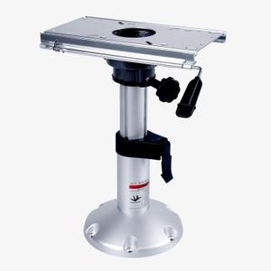 Aluminum Adjustable Height Locking Boat Seat Pedestals with Slide 13 to 18 Inches for Boat Seats (1pcs)