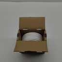 14AWG Speaker Wire 150 FT, 14/2 Gauge Audio Speaker Wire, for Car Speakers Stereo, Home Theater, Automotive Wire, White Jacket with Yellow Polarity Marker, CCA, 2 Conductors Electrical Wire