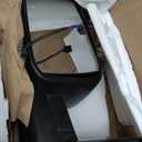 Left Driver Side Mirror Compatible with Dodge Ram 1500 2014-2018, 1500 Classic 2019-2022, 2500 2013-2018 Rearview Mirror with Power Heated Manual Folding, Temperature Sensor, 6 Pins