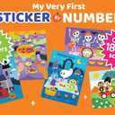 Spooky Funny Halloween - My Very First Sticker by Number Activity Book for Kids, Includes Pull-Out Pages and 300 Stickers, Toddlers and Kids