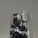 YAODHAOD Dog Shoes for Winter, Dog Boots & Paw Protectors, Fleece Warm Snow Booties for Puppy with Reflective Strip Anti-Slip Rubber Sole for Small Medium Size Dogs,Size 3: 1.5"x1.3" (L*W),Black