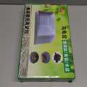 Kathson Reptile Tortoise Turtle Feeding Dish with Ramp and Basking Platform Plastic Turtle Food and Water Bowl Also Fit for Bath Horned Frogs Lizards Amphibians (Brown, Emulational Wood) (14" L x 7.87" W x 2.36" H, Style 1-Brown)