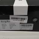 CosyFever Womens Rhinestone Sandals Ankle Strap Square Toe Dressy Heels Shoes for Party Wedding Dressy Dating (9, Silver)