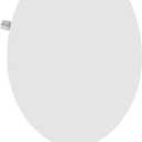 Non-Electric Round Bidet Toilet Seat with Dual Self-Cleaning Nozzles, Adjustable Spray Pressure and Position, Slow-Close Lid, Easy Installation, Ideal for Personal Hygiene and Comfort, White