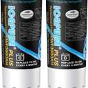 ICEPURE PLUS NSF/ANSI 53 Certified UKF8001 Refrigerator Water Filter Compatible with Maytag UKF8001, UKF8001AXX, UKF8001P, Whirlpool 4396395, 469006, EDR4RXD1, EveryDrop Filter 4, 2 PACK