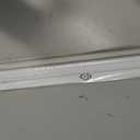 LazBlinds No Drill Zebra Blinds for Windows 35.5" W x 72" H, White