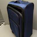 U.S. Traveler Aviron Bay Expandable Softside Luggage With Spinner Wheels, Navy, Carry-on 23-Inch, 1-Piece Carry-on 23-Inch