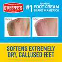 O'Keeffe's for Healthy Feet Intense Renewal Cream with Urea & Alpha Hydroxy Acid - 3 oz Tube (1 Pack) - Chemically Exfoliates and Softens Extremely Callused, Dry Feet