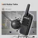 Retevis RT68 Walkie Talkies Long Range Rechargeable (10 Pack) with Charger