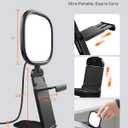 Upgraded Ring Light for Laptop, Monitor & Desk Eye-Caring Diffused LED Computer Light with Screen-Safe Clip, Adjustable Monitor Mount, CRI 97.8+, 50 Lighting Modes for Zoom, Video Calls & Streaming