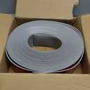 Flexible Baseboard Molding Trim 4 Inch x 20 Feet Self-Adhesive Vinyl Wall Base Peel and Stick Cove Base Rubber Wall Moulding Trim (Gray)