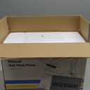 HTVRONT Hat Press Machine - Hat Press Heat Machine for Caps with 2 Platens & Caps Stretcher, White Hat Heat Press Machine for Caps with Memory Mode and Non-Slip Base for Heat Transfer Vinyl