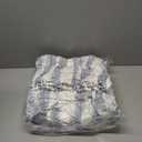 Sealy Electric Blanket Throw Size 50"*60",Super Cozy Faux Fur to Sherpa Reversible Heated Blanket Throw with 6 Heating Levels & 2-10 Hours Auto Off Overheating Protection Machine Washable,Blue White