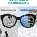 Eyekepper 4-Pack Large Frame Bifocal Reading Glasses Women Bifocal Readers +2.50