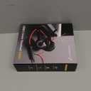 JIAMQISHI USB Headset with Microphone for PC, On-Ear Computer Laptop Headphones with Noise Cancelling Microphone in-line Control for Home Office Online Class Skype Zoom (USB+3.5mm, Black)