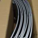 Christmas Tree Collar - Rome Design Skirt, Lightweight, Sustainable - 9 Panels, Easy Setup & Storage - Protects Tree from Pets - Fits Trees Up to 8 Feet Tall (Silver, 9 Panels)