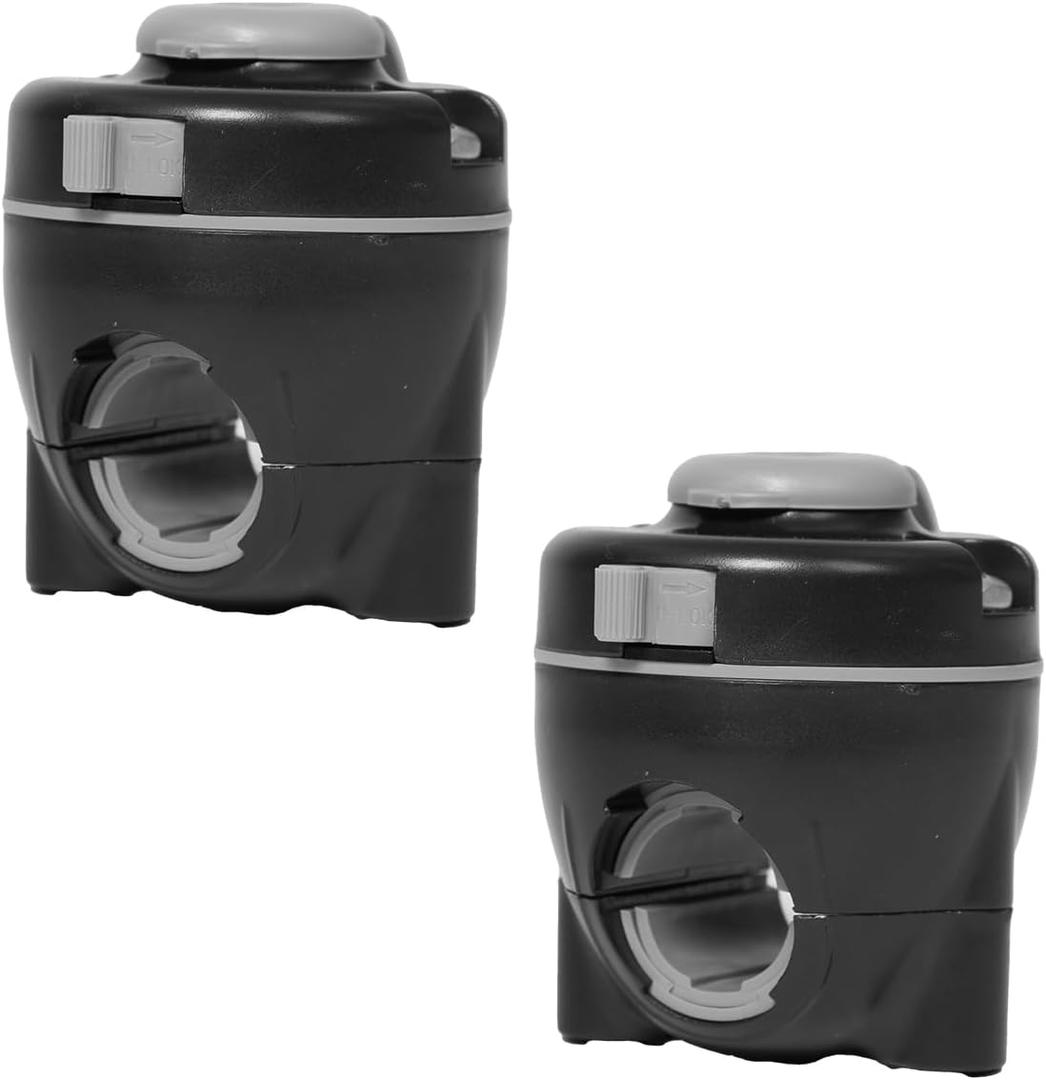 HITORHIKE Boat Fishing Accessories Round Rail Mounting Adapter, Fits 7/8''-1'' Round Rails, Compatible with Fishing Rod Holder, Cup Holder, Fish Finder Holder