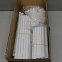 VTRIN 10 Tiers Shoe Rack Tall Large Capacity Wide Shoe Organizer Sturdy Shoe Shelf for Entryway with Two Hooks Metal Shoe Storage for Closet, Bedroom, White