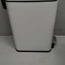 Veelesa Slim Bathroom Trash Can with Lid Soft Close, 1.6 Gallon Stainless Steel Garbage Can with Removable Inner Bucket, Durable Step Pedal, Small Trash Bins for Toilet, Bedroom, Kitchen, Office