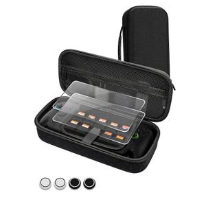 Dockteck Carrying Case for ROG Xbox Ally & Xbox Ally X 2025 with 2 Screen Protectors, 4 Thumb Grip Caps, 10 SD Card Slots, Portable Travel Storage Bag for Gaming Console and Accessories