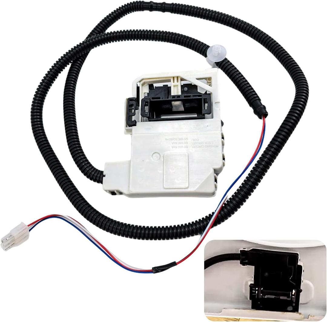W11670519 Washer Lid Lock Latch Asembly Compatible with Maytag Whirlpool Washer Lid Lock Switch Replaces W11368616, 4981394, AP7214714, PS17215992, EAP17215992, 240111224, 11.352.731,12250-71