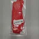 Hicarer Halloween Red Polka Dot Bow Headband Cute Bandana Retro Headband 50s Outfit Hair Headwrap with Wire Vintage Hair Accessories Cosplay Costume for Women(Small Dots)