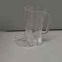 Fun Express Clear Cowboy Boot Plastic Mugs - 17 oz. (Pack of 12) - Ideal for Western-themed Parties, Rodeo Events, and Country Gatherings