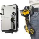 Drill Holder Belt Clip,Hook Holster for Cordless Drill Driver, Tape Measure,Quick Access Eletric Drill Clip on Belt,Fits Up to 2.1''