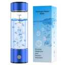 MOVOVA Upgrade Hydrogen Water Bottle, 3Min 2200PPB Rapid Hydrogen Water Generator -SPE PEM Tech, 14OZ Portable Hydro Water Machine, Health Care Gifts for Husband, Wife, Family, Friends, Travel