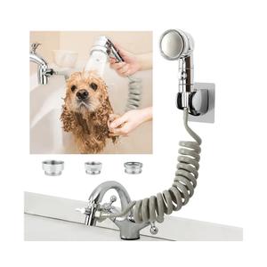 ZCONIEY Sink Faucet Sprayer Attachment Hair Pet Rinser Showerhead with Stop Water-saving Function