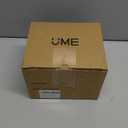 UME Battery Powered Motion Sensor Outdoor Lights 302 LED 1800LM, IP65 Waterproof Battery Operated Flood Lights Outdoor, 3 Heads Security Motion Light with 3 Modes for Garden Patio Yard (Black)