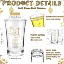 Roshtia 50 Sets First Communion Favors Baptism Favors for Guests God Bless Shot Glasses with Thank You Tags and Bags for Baby Shower Biblical Christian Gifts Baptism Party Gift