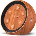 Sleep Sound Machine White Noise Machine with 32 Calming Sounds Loud Speaker 36 Volume Levels Pink Brown Noise Machine for Baby Kid Adult with 4 Timer Noise Canceling Machine for Office Privacy (Wood Grain)