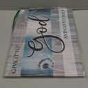 Christian Canvas Wall Art Bible Verses Wall Decor Teal Bedroom Picture Rustic Dandelion Canvas Prints Religious Painting Poster Inspirational Signs Artwork for Living Room Bathroom Home Decoration (16"L x 12"W)