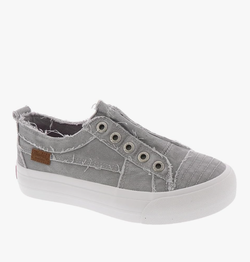 Blowfish Malibu Girl's Sadie-K (Little Kid/Big Kid) Lunar Rock Smoked Canvas 2 Little Kid Size 2 US