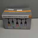 XMCOSY+ Smart Outdoor String Lights - 64ft RGBCWIC Patio Lights with 24 Color Changing Bulbs, LED String Light for Outside Backyard Bistro Party, APP WiFi Control, Work with Alexa, IP65 Waterproof