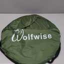 WolfWise Portable Pop Up Privacy Shower Tent, Spacious Changing Room, Dressing Room, Sun Sunshade Canopy Outdoor Rain Shelter, Backpack Privacy Shelters for Camping, Hiking, Beach, Toilet, Green (47.2" L x 47.2" W x 74.8" H)