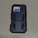 FNTCASE for iPhone 16 Pro Case: Military Grade Drop Proof Protection Mobile Cover with Kickstand | Matte Textured Rugged Shockproof TPU | Protective Sturdy Phone Case - 6.3 inch Blue