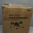 MOMODA Under Desk Pedal Exerciser Mini Bike for Leg/Arm - Foldable Peddler with LCD Display for Home/Office (Blue)