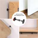 Headboard Stoppers for Wall - Couch Stoppers to Prevent Sliding, 10Pcs (15mm Thick)+10Pcs (5mm Thick) EVA Foam Couch Stoppers and 4Pcs Headboard Stoppers, Easy Install for Bed Cabinet Sofa