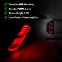 Nixon Offroad Sequential Tail Lights, LED Taillights Assembly for 2014-2021 Toyota Tundra, LED Sequential Turn Signals, DRL, Brake Lights Tail Lamps Sets, Passenger & Driver Sides (Smoke Lens)