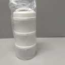 Termichy Stackable Formula Dispenser Portable Milk Powder Container, 1 Pack, White